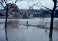 Hochwasser in Schwebda (...und zugleich die erste deutsch-deutsche Grenzöffnung)